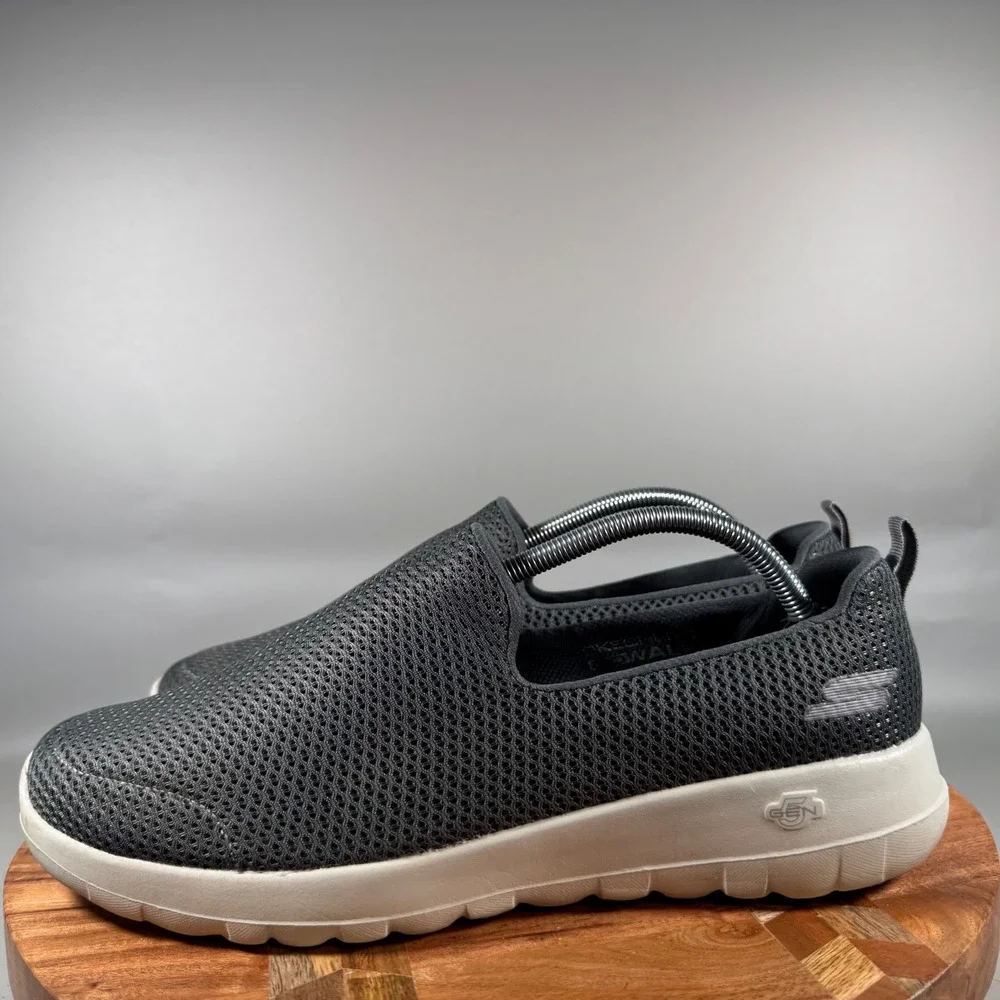 Skechers GoWalk Joy Charcoal Grey Mesh‎ Slip On Walking Shoes 15600 Womens 12